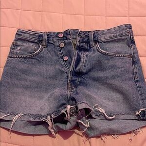Women's Distressed Denim Shorts